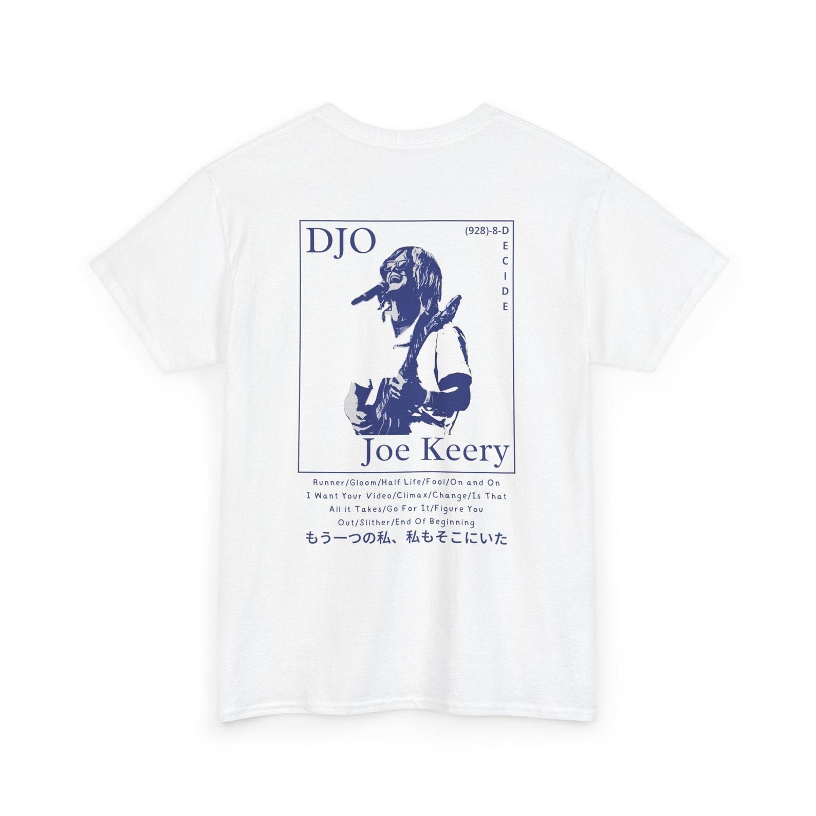 Djo Joe Keery Back Print Tee Shirt